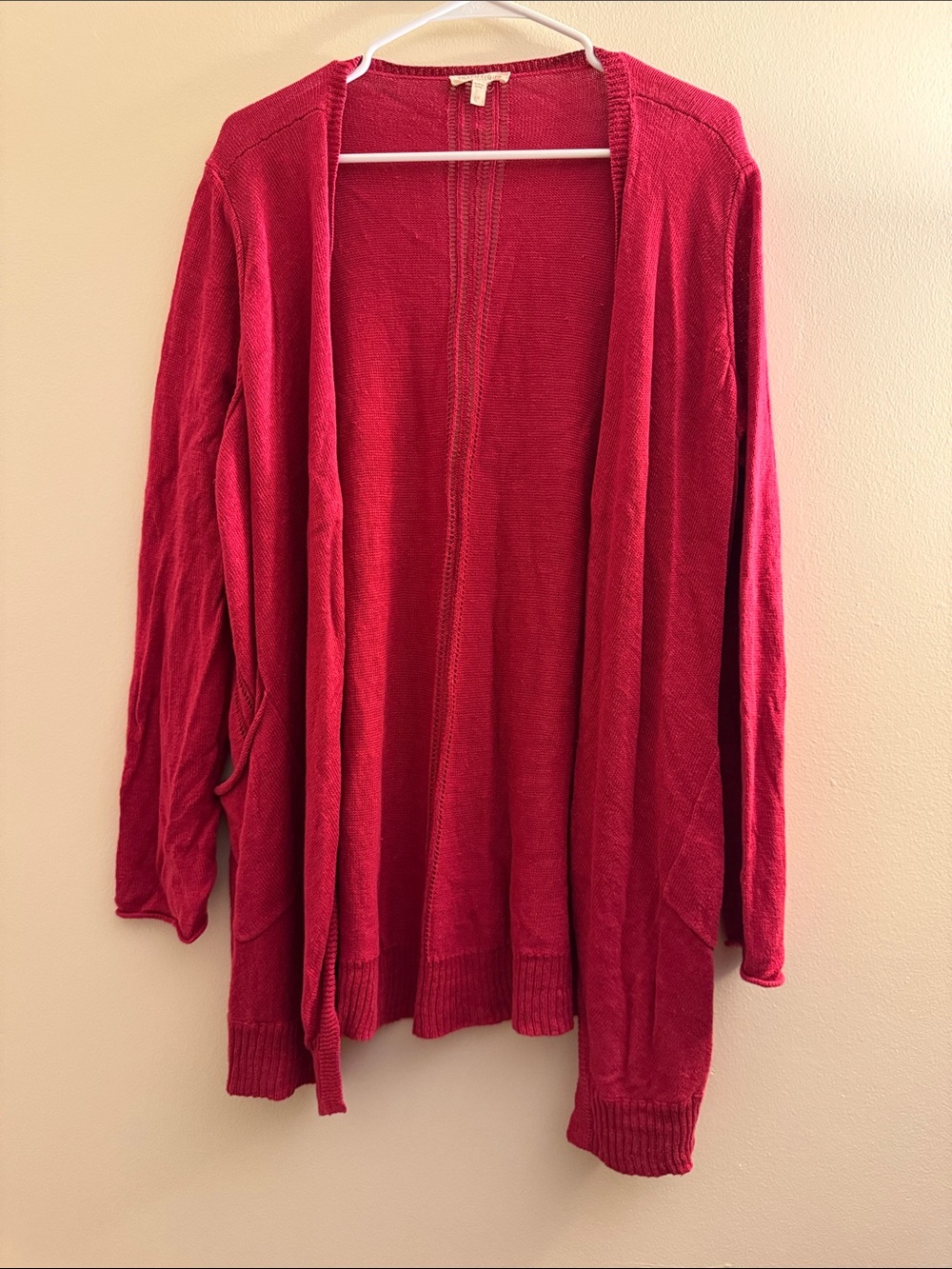 EILEEN FISHER Linen Open Cardigan